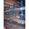 Vestil Blue Steel Single-Sided Racking 10"Wx32"Lx120"H 8300lb Capacity SAC-1024 - alternate 2